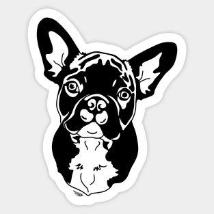 French Bulldog Portrait Sticker